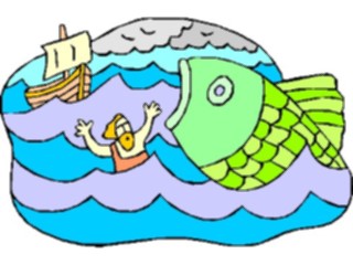 Sticker Custom Preview Image #108213 Religion Biblical Scenes Jonah Whale1