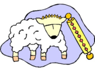 Sticker Custom Preview Image #108243 Religion Biblical Scenes Lambs Horn