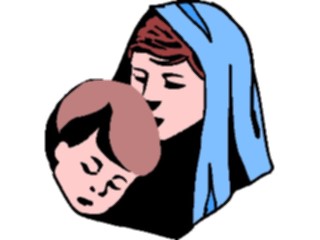 Sticker Custom Preview Image #108262 Religion Biblical Scenes Madonna Child08