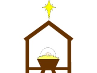 Sticker Custom Preview Image #108268 Religion Biblical Scenes Manger02