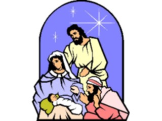 Sticker Custom Preview Image #108275 Religion Biblical Scenes Manger09