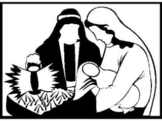 Sticker Custom Preview Image #108279 Religion Biblical Scenes Manger13