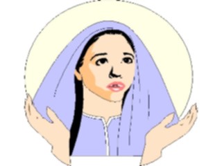 Sticker Custom Preview Image #108283 Religion Biblical Scenes Mary01