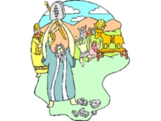 Sticker Custom Preview Image #108326 Religion Biblical Scenes Moses10 Commandments05