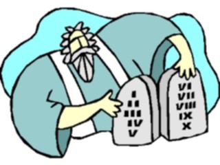 Sticker Custom Preview Image #108331 Religion Biblical Scenes Moses10 Commandments10