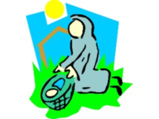 Sticker Custom Preview Image #108334 Religion Biblical Scenes Moses Baby1
