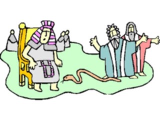 Sticker Custom Preview Image #108351 Religion Biblical Scenes Moses Pharaoh2