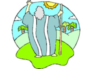 Sticker Custom Preview Image #108352 Religion Biblical Scenes Moses Sees Promised Land