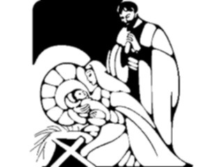 Sticker Custom Preview Image #108359 Religion Biblical Scenes Nativity Scene01