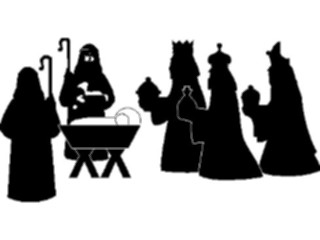 Sticker Custom Preview Image #108362 Religion Biblical Scenes Nativity Scene04