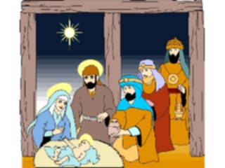 Sticker Custom Preview Image #108363 Religion Biblical Scenes Nativity Scene05