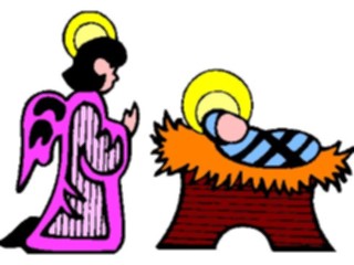 Sticker Custom Preview Image #108371 Religion Biblical Scenes Nativity Scene13