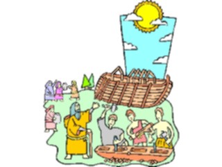 Sticker Custom Preview Image #108396 Religion Biblical Scenes Noahs Ark16