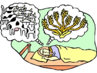 Sticker Custom Preview Image #108443 Religion Biblical Scenes Pharaohs Dream