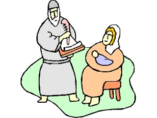 Sticker Custom Preview Image #108596 Religion Biblical Scenes Zechariah Elizabeth