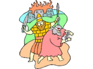 Sticker Custom Preview Image #108597 Religion Biblical Scenes Zedekiah Killed