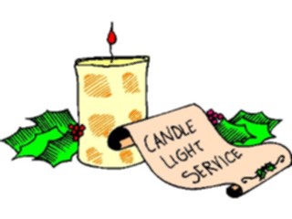 Sticker Custom Preview Image #108881 Religion Church Flyers Candlelight Service2