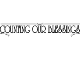 Sticker Custom Preview Image #108904 Religion Church Flyers Counting Our Blessings