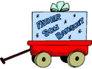 Sticker Custom Preview Image #108908 Religion Church Flyers Father Son Banquet