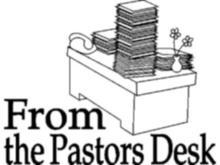 Sticker Custom Preview Image #108916 Religion Church Flyers Fromthe Pastors Desk