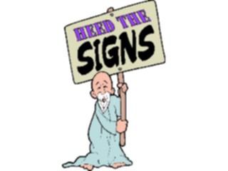 Sticker Custom Preview Image #108924 Religion Church Flyers Heedthe Signs