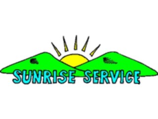 Sticker Custom Preview Image #108987 Religion Church Flyers Sunrise Service