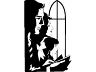Sticker Custom Preview Image #109122 Religion Churches Family In Church
