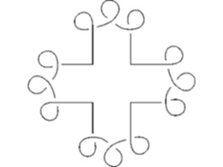 Sticker Custom Preview Image #109400 Religion Crosses Specialized Entrailed