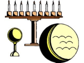 Sticker Custom Preview Image #109526 Religion Judaism Menorah15