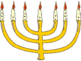 Sticker Custom Preview Image #109527 Religion Judaism Menorah16