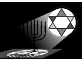 Sticker Custom Preview Image #109531 Religion Judaism Menorah Starof David