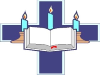 Sticker Custom Preview Image #109791 Religion Objects Symbols Bible Candles