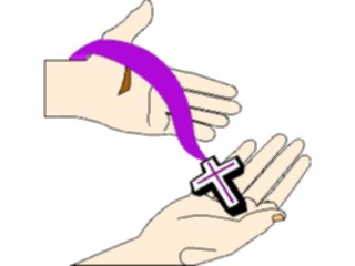 Sticker Custom Preview Image #110080 Religion Objects Symbols Handswith Cross