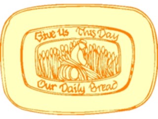 Sticker Custom Preview Image #110229 Religion Objects Symbols Platter Daily Bread