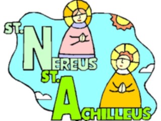 Sticker Custom Preview Image #110523 Religion Saint Cartoons Nereus Achilleus