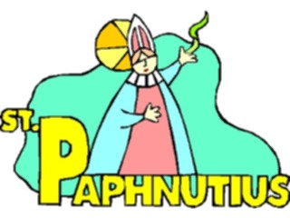 Sticker Custom Preview Image #110528 Religion Saint Cartoons Paphnutius