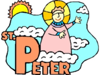 Sticker Custom Preview Image #110534 Religion Saint Cartoons Peter