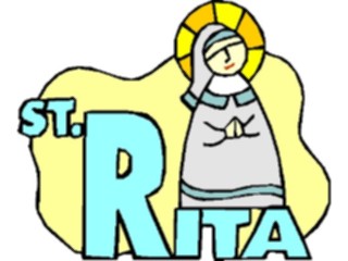 Sticker Custom Preview Image #110538 Religion Saint Cartoons Rita