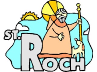 Sticker Custom Preview Image #110540 Religion Saint Cartoons Roch