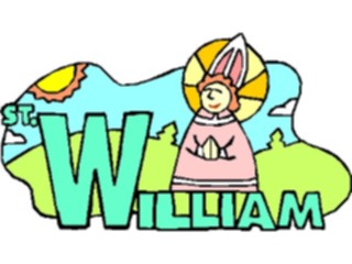 Sticker Custom Preview Image #110557 Religion Saint Cartoons William
