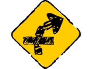 Sticker Custom Preview Image #110632 Road Signs Brush Stroke Arrow44