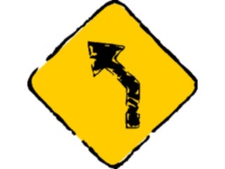 Sticker Custom Preview Image #110638 Road Signs Brush Stroke Arrow50