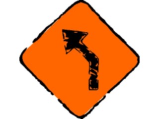 Sticker Custom Preview Image #110639 Road Signs Brush Stroke Arrow51