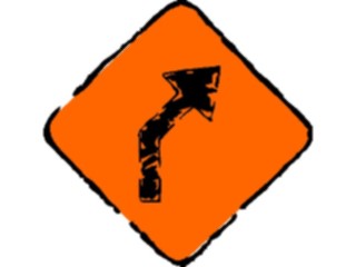 Sticker Custom Preview Image #110640 Road Signs Brush Stroke Arrow52