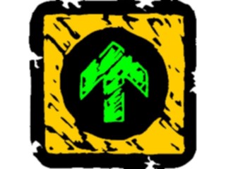 Sticker Custom Preview Image #110650 Road Signs Brush Stroke Arrow62