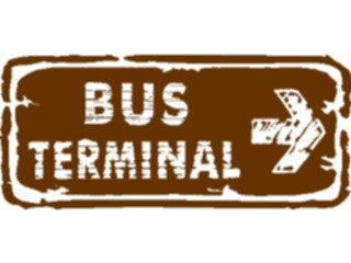 Sticker Custom Preview Image #110744 Road Signs Brush Stroke Bus Terminal2