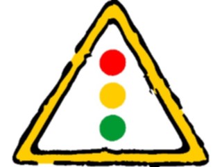 Sticker Custom Preview Image #111171 Road Signs Brush Stroke Signal5