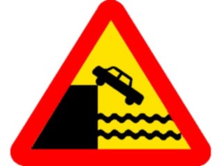 Sticker Custom Preview Image #111375 Road Signs Road Signs Cliff2