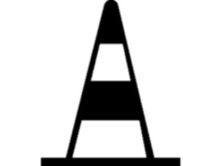 Sticker Custom Preview Image #111378 Road Signs Road Signs Cone