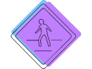 Sticker Custom Preview Image #111390 Road Signs Road Signs Crosswalk4